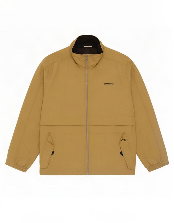 Jaqueta de chuva masculina Diadora UK 40 grande bege