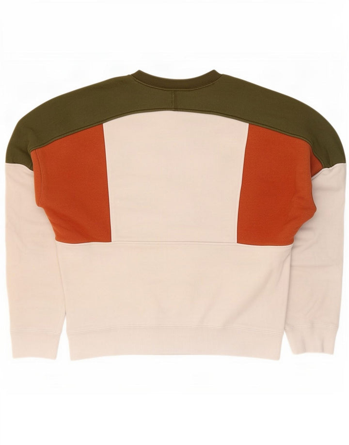 Moletom masculino Nike Jumper pequeno colorido colorblock algodão