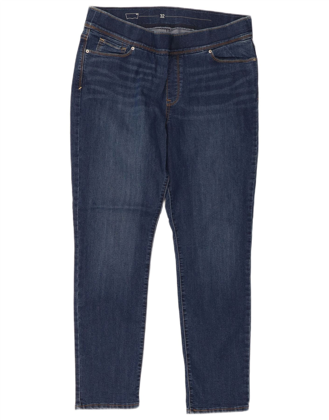 Jeans skinny feminino LEVI'S US 14 XL W32 L29 algodão azul