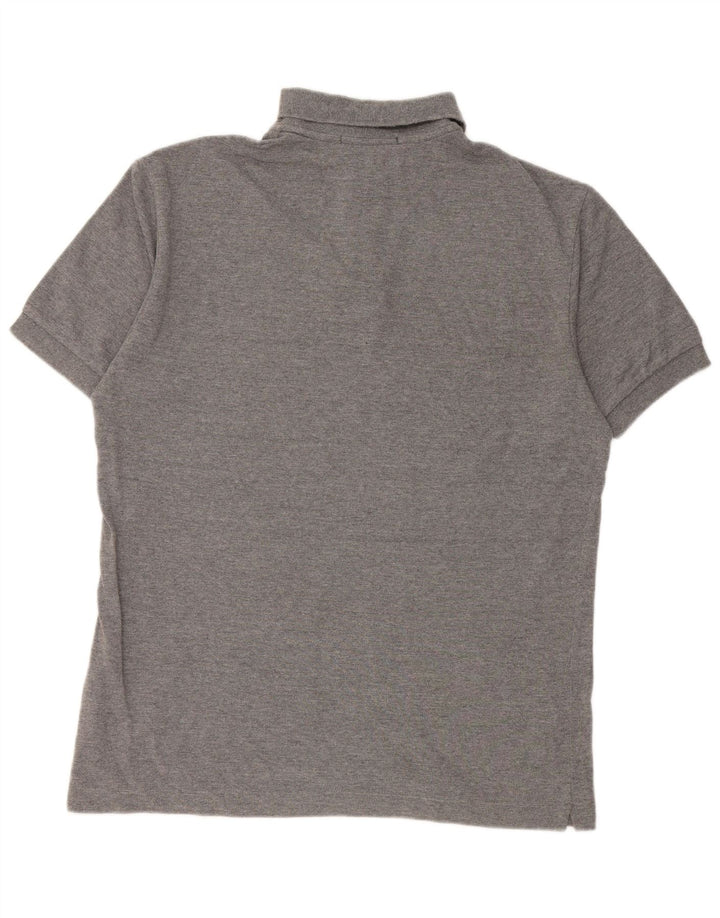Camisa pólo masculina Henry Cottons pequena cinza algodão