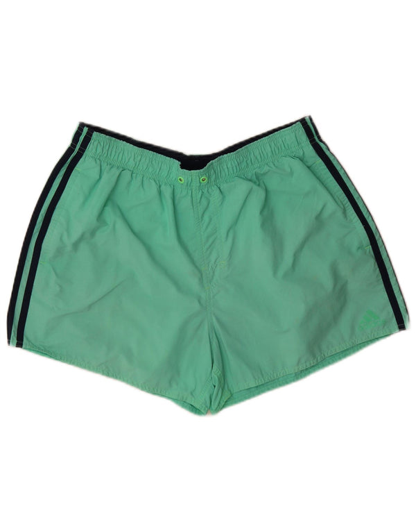 Adidas Mens Swimming Shorts Large  Green Polyamide