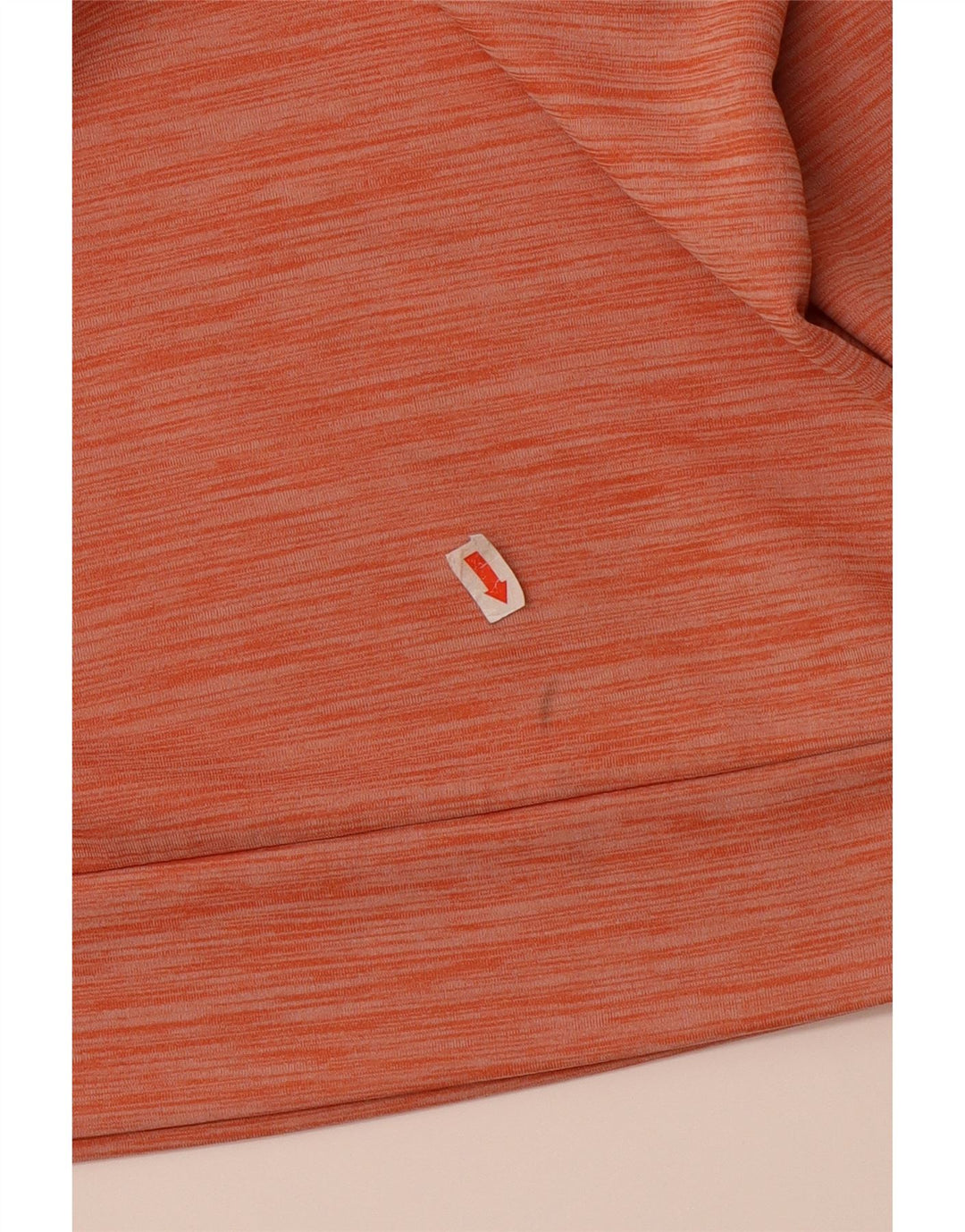NIKE Womens Dri Fit Pullover Treino Top UK 20 2XL Laranja Flecked