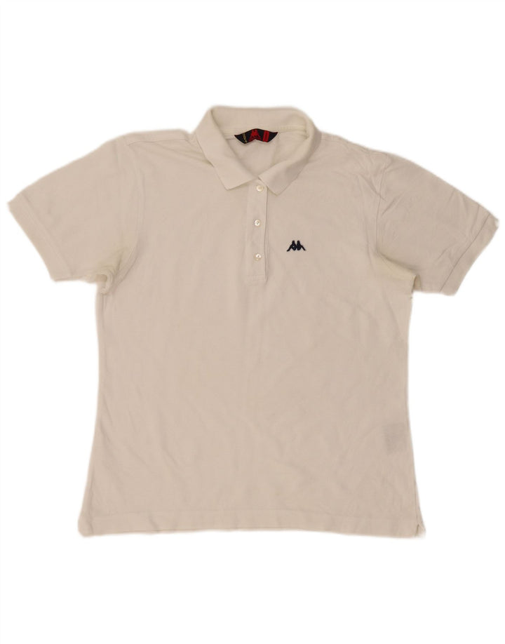 Camisa polo masculina Kappa XL algodão branco