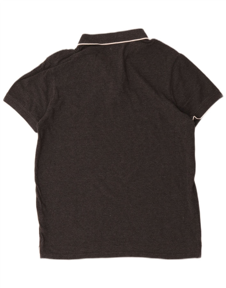 Camisa polo masculina Jack Wills grande algodão cinza
