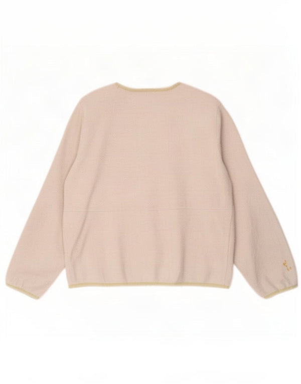 Jaqueta de lã feminina Marks & Spencer UK 14 poliéster cinza médio