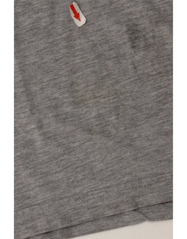 Camiseta masculina Fila Top IT 50 algodão cinza médio