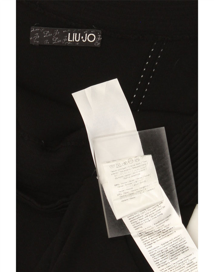Liu Jo vestido feminino ombro de fora IT 44 viscose preta média