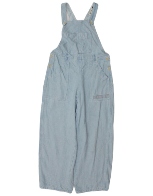 Calça Zara Menina Macacão 12-13 Anos W30 L25 Azul Algodão