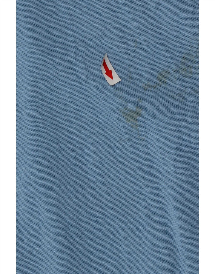 Suéter masculino Lacoste Regular Fit com gola canoa tamanho 4 azul médio