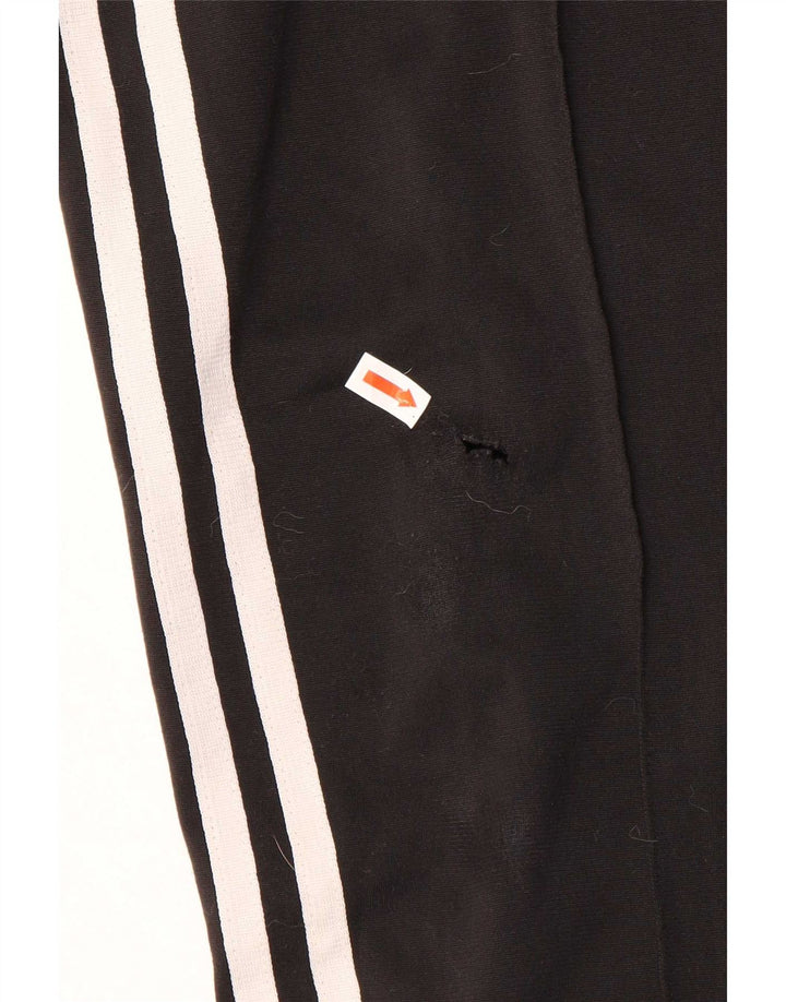 Calça de treino feminina Adidas UK 14 grande poliéster preto