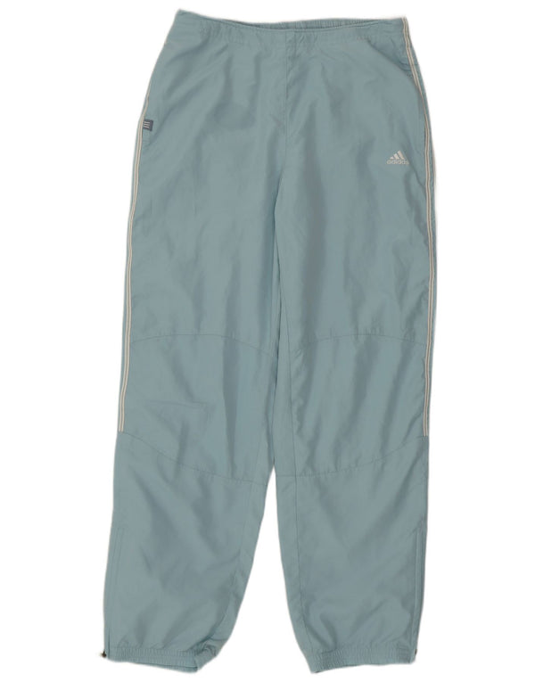 Calça corta-vento feminina Adidas UK 12 poliéster azul médio