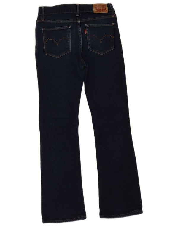 Calça jeans feminina Levi's 715 Bootcut W26 L27 azul marinho algodão