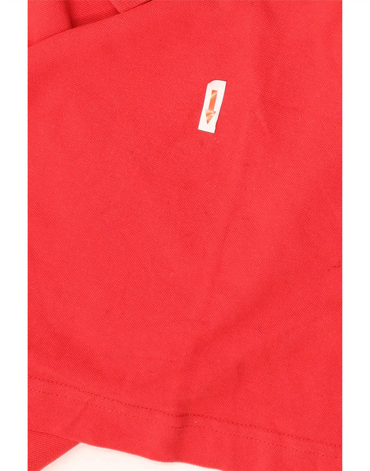 Camisa polo masculina Kappa grande algodão vermelho