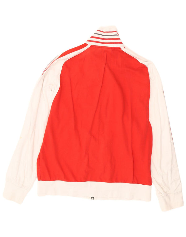 Lotto Mens Treino Top Jaqueta Grande Algodão Colorblock Vermelho