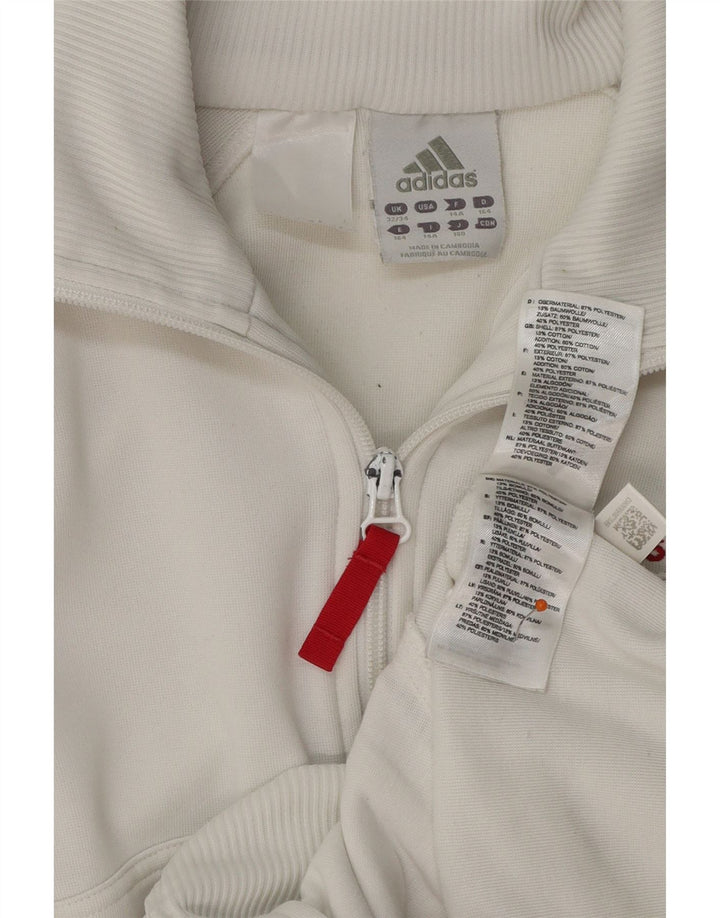 ADIDAS Casaco de treino para meninas 13-14 anos branco algodão