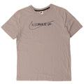 Camiseta Nike masculina Air Max Graphic Top cinza médio algodão