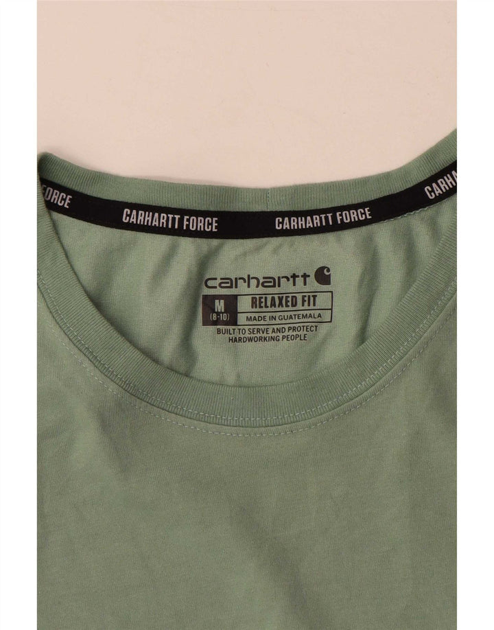Colete feminino Carhartt com ajuste relaxado Reino Unido 8/10 poliéster verde médio
