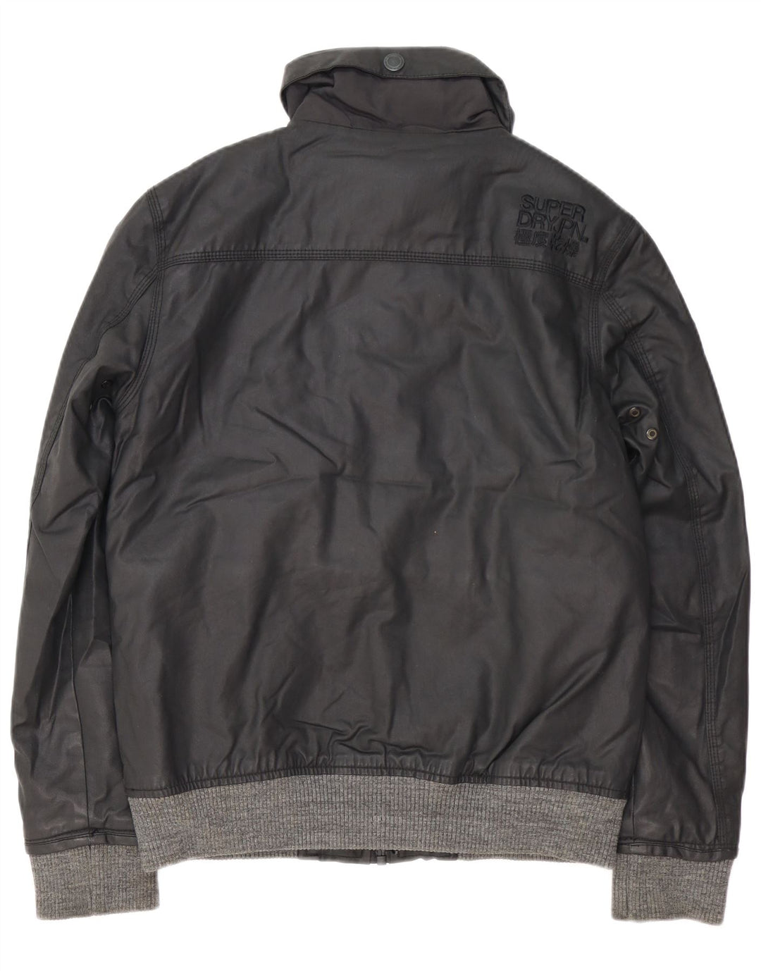 Jaqueta bomber masculina SUPERDRY UK 40 grande poliéster preto