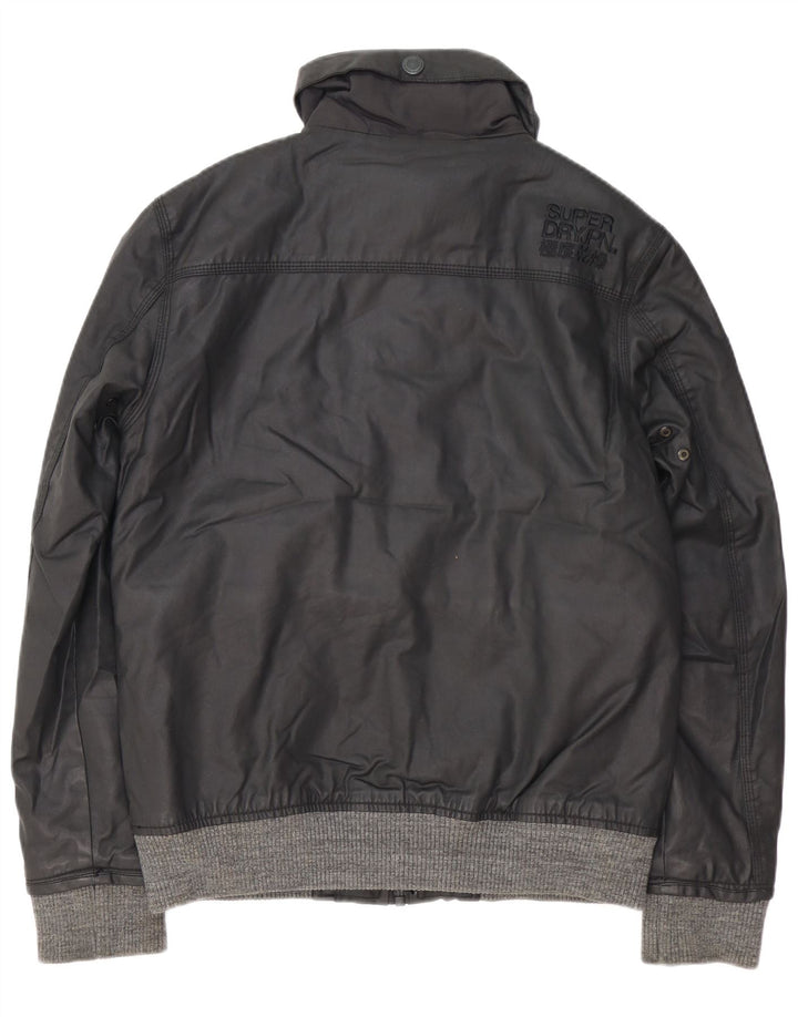 Jaqueta bomber masculina SUPERDRY UK 40 grande poliéster preto