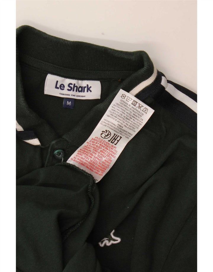 Camisa polo masculina Le Shark algodão verde médio
