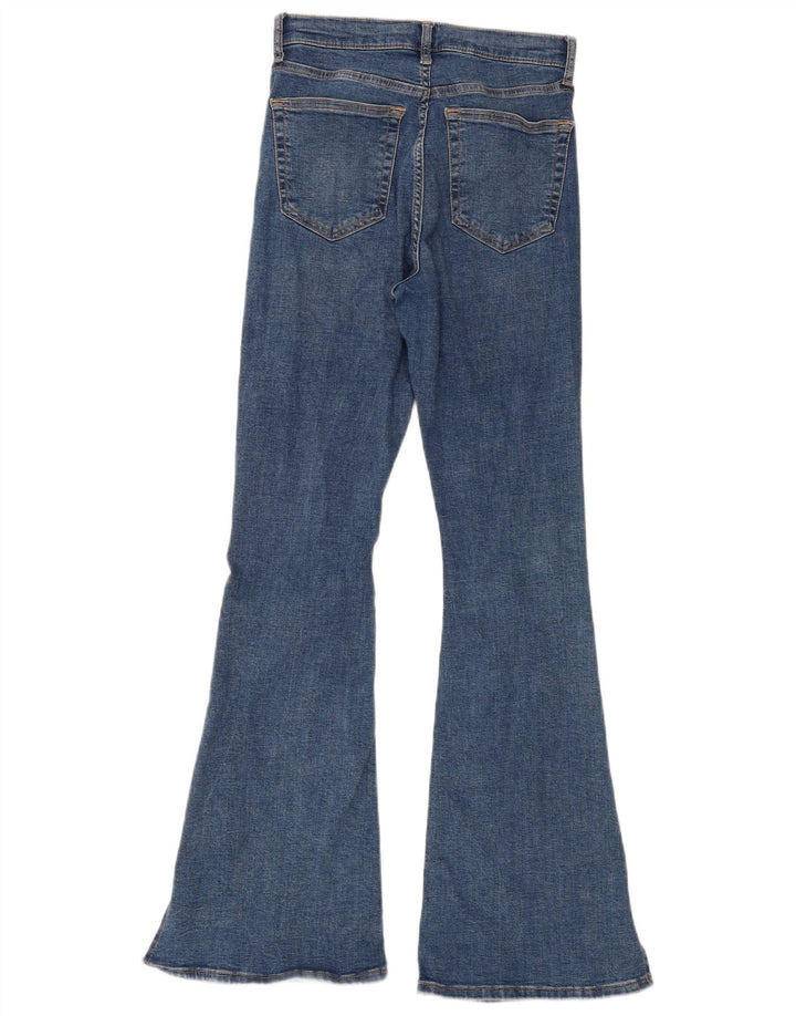 Jeans feminino Topshop largo W28 L32 algodão azul