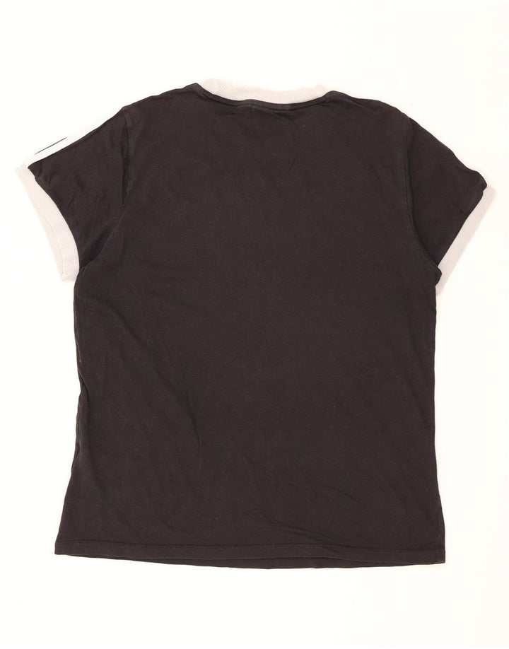 Camiseta Adidas Feminina Top UK 12 Médio Algodão Preto