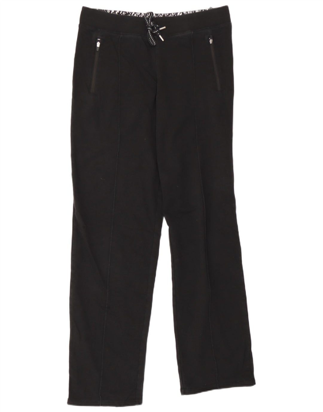 Calça de treino feminina Marks & Spencer Reino Unido 10 pequeno algodão preto