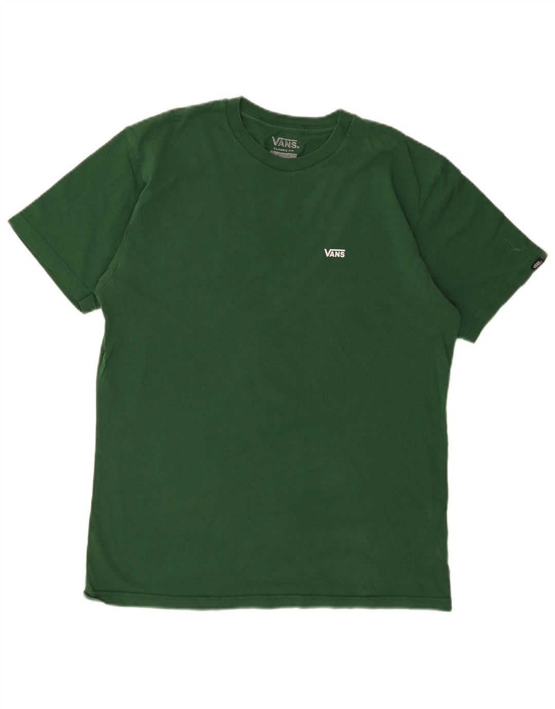 Camiseta VANS Masculina Classic Fit Top Médio Algodão Verde