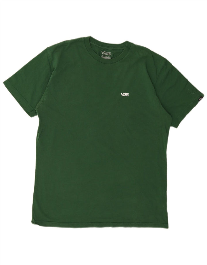 Camiseta VANS Masculina Classic Fit Top Médio Algodão Verde
