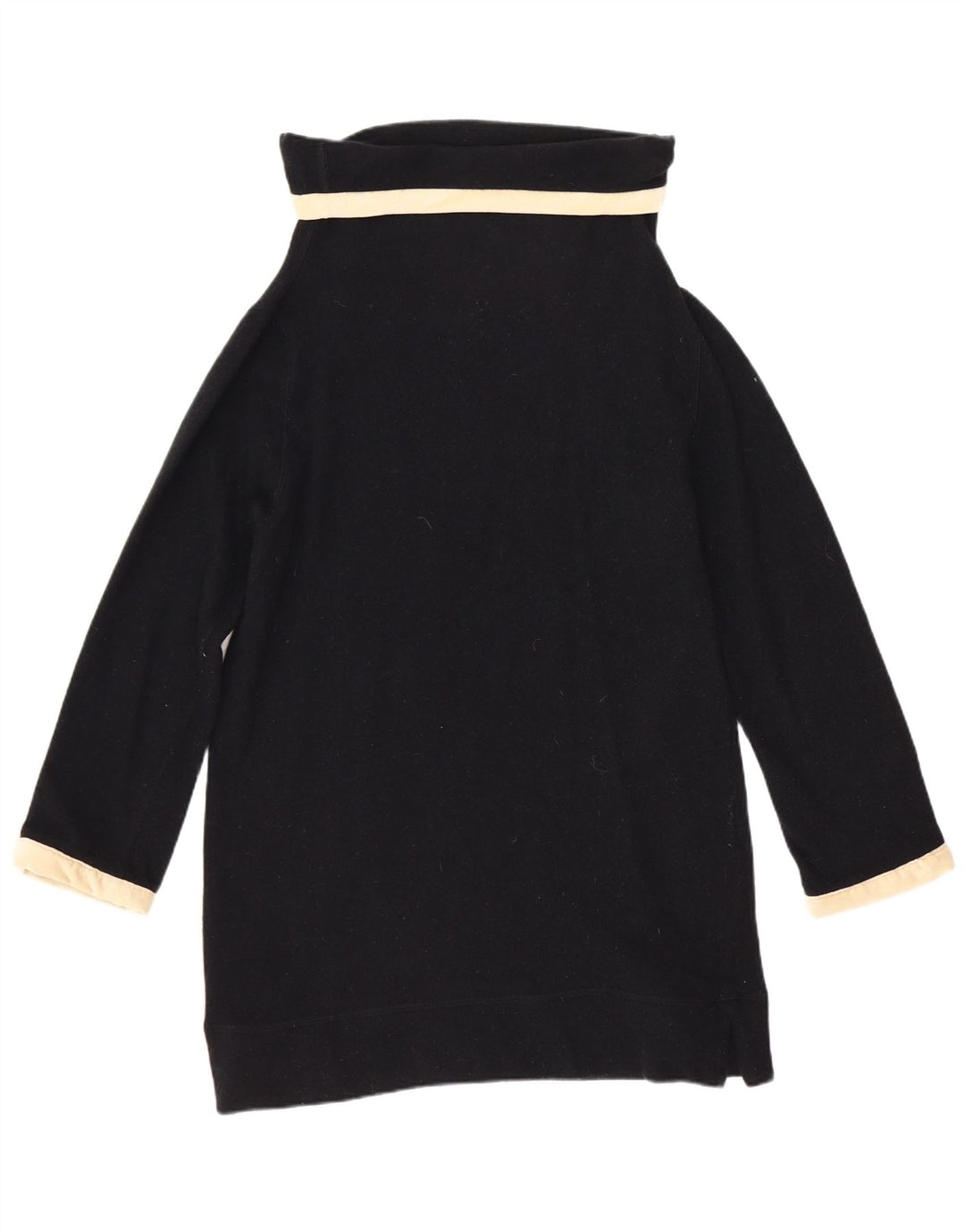 Suéter feminino Fay com gola redonda e bloco colorido azul marinho grande Reino Unido 14