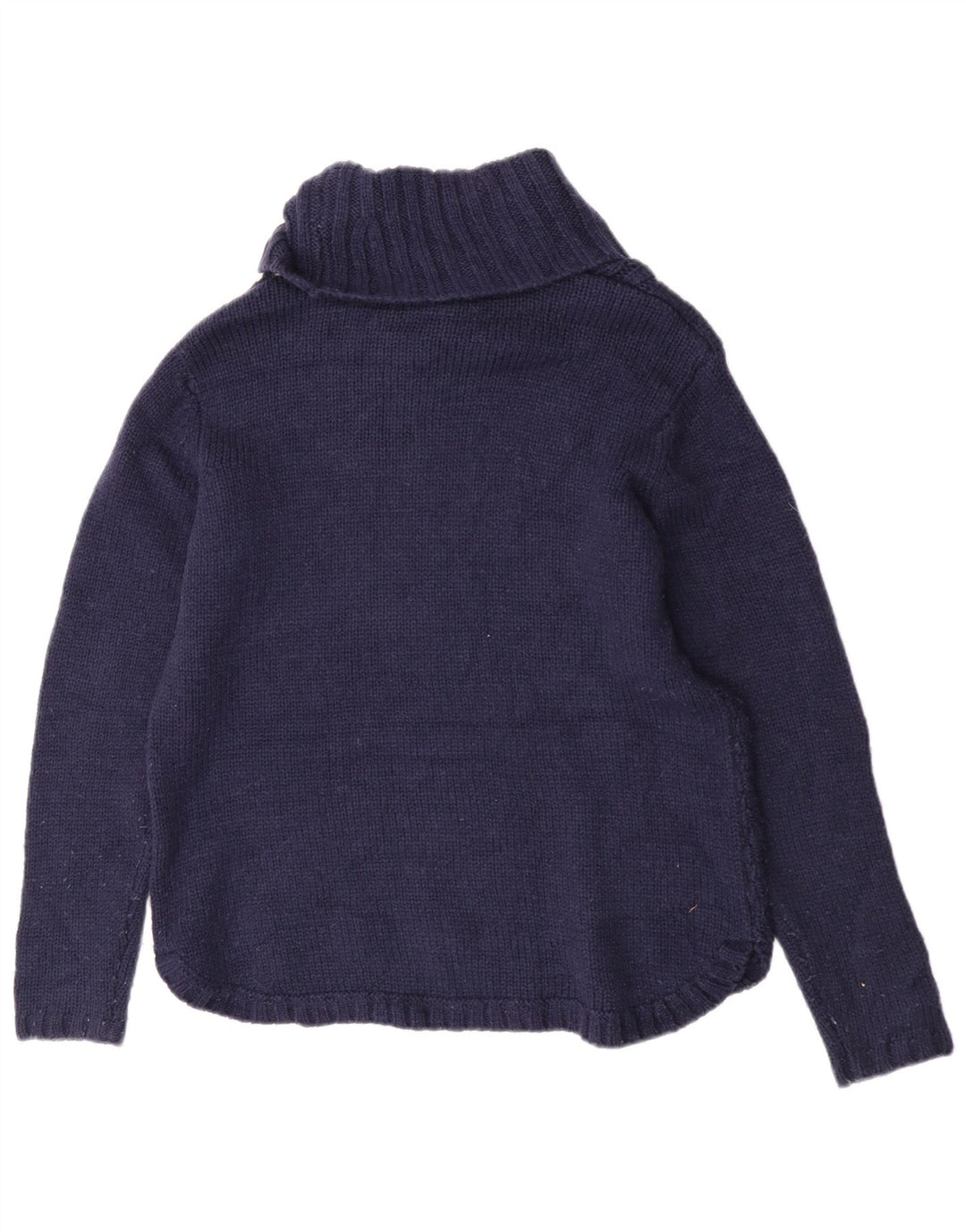 Suéter feminino Joules com gola redonda Reino Unido 12 médio azul marinho acrílico