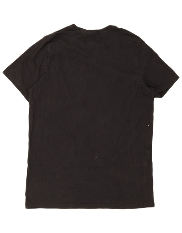 Camiseta masculina Tommy Hilfiger Top médio algodão preto