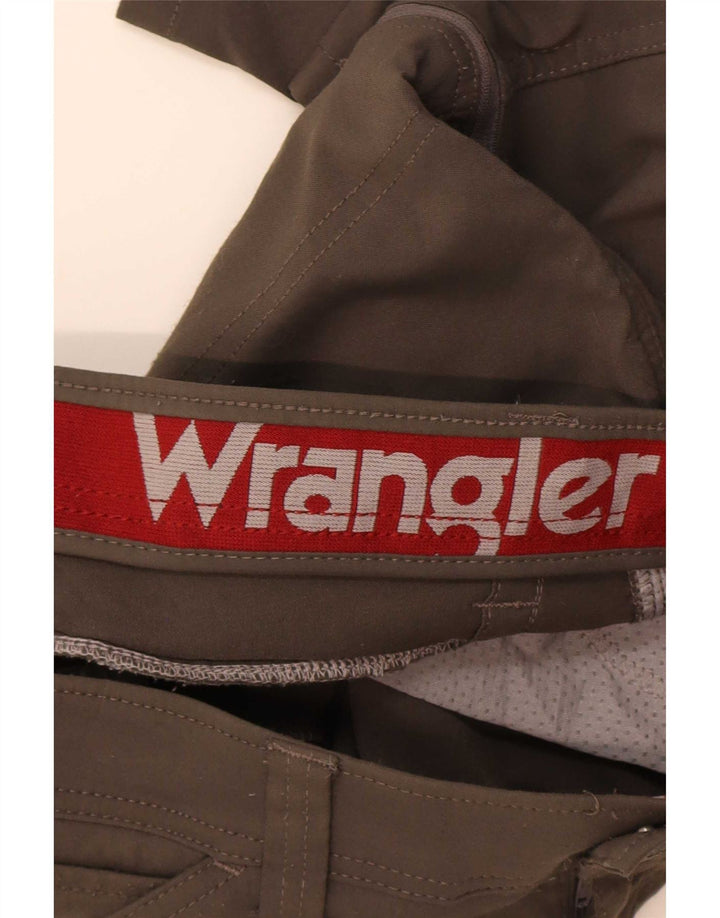 Calça cargo masculina Wrangler reta W32 L32 cáqui nylon
