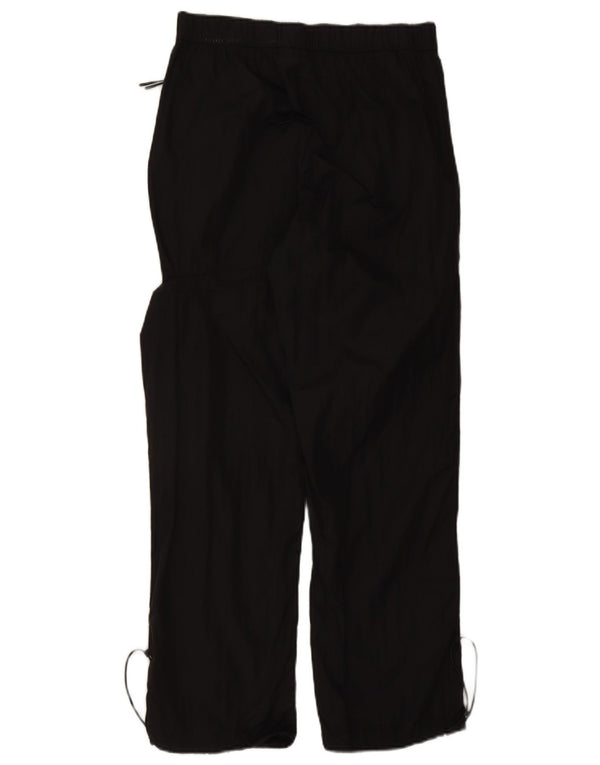 Adidas Mulheres Treino Calças Joggers UK 8/10 Pequeno Preto