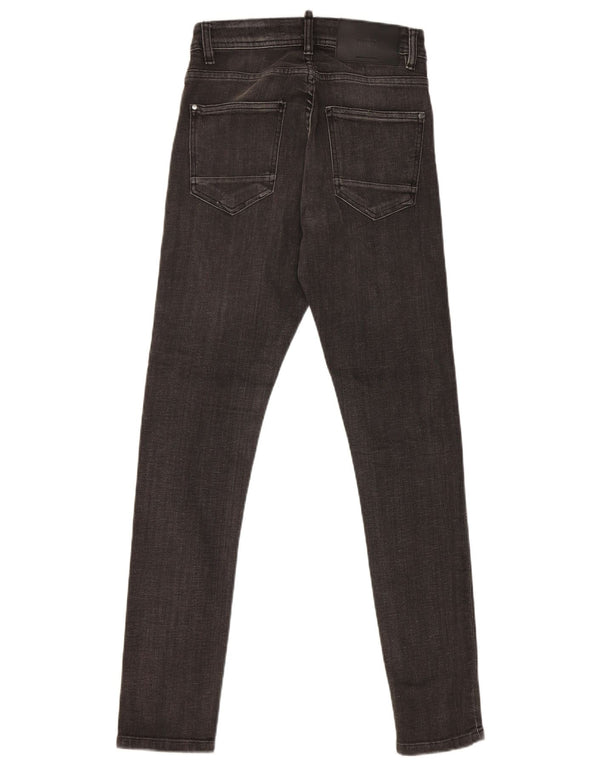 Zara Mens Slim Jeans EU 36 XS W29 L30 Algodão Preto