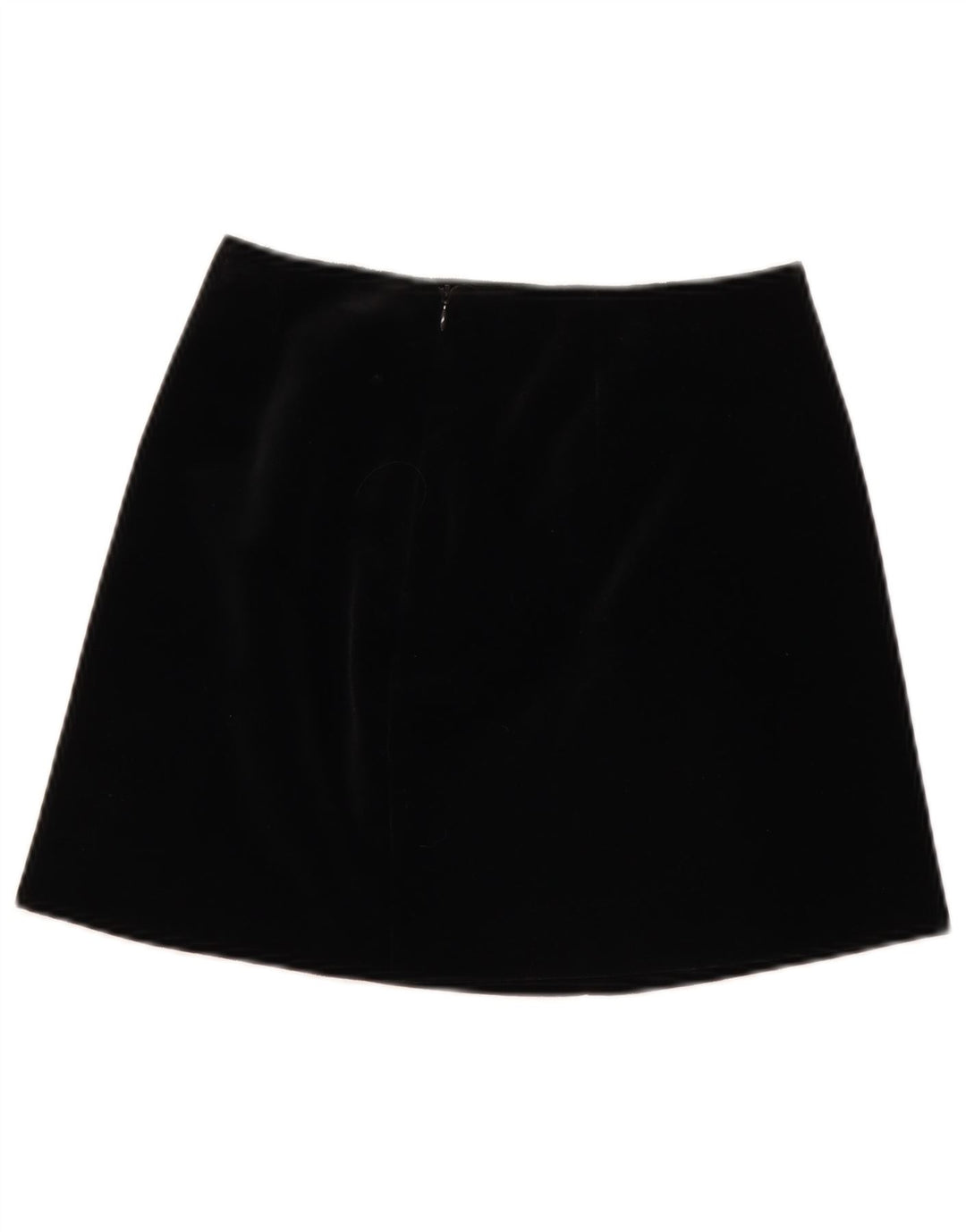 Moda Dossier mini saia feminina de veludo IT 42 médio W28 preta