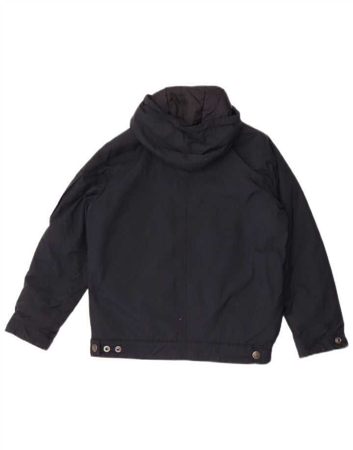Casaco acolchoado com capuz North Sails Boys 5-6 anos azul marinho poliacrílico