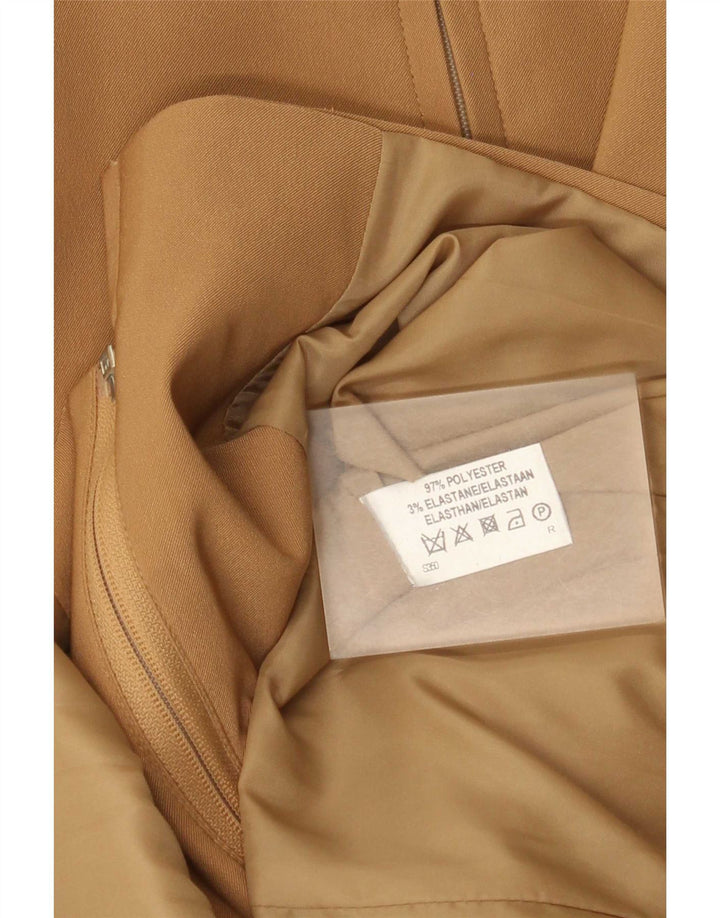 Jaqueta Blazer Feminina Modern Classics Reino Unido 16 Grande Poliéster Bege