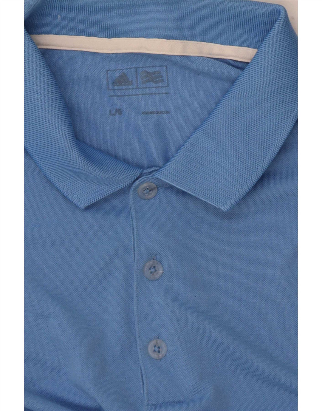 Camisa Polo Masculina Adidas Grande Azul