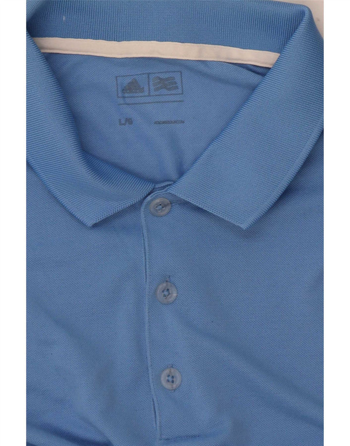 Camisa Polo Masculina Adidas Grande Azul