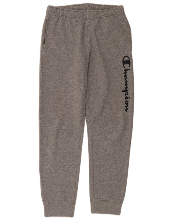 Calça esportiva masculina Champion Graphic cinza médio
