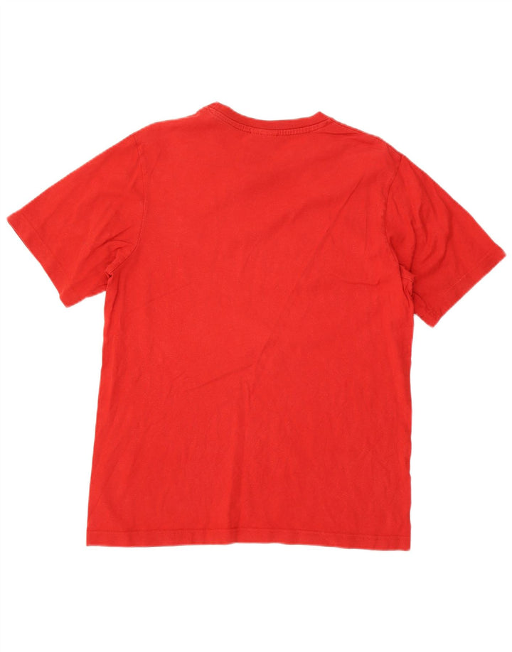 Camiseta Nike masculina gráfica Top médio algodão vermelho