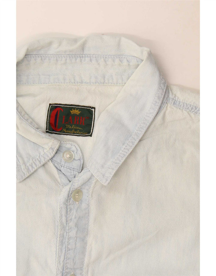 Camisa masculina CLARK grande azul