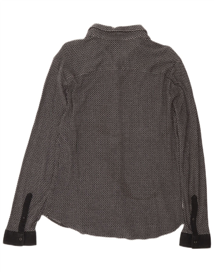 Camisa masculina EMPORIO ARMANI 2XL preta manchada