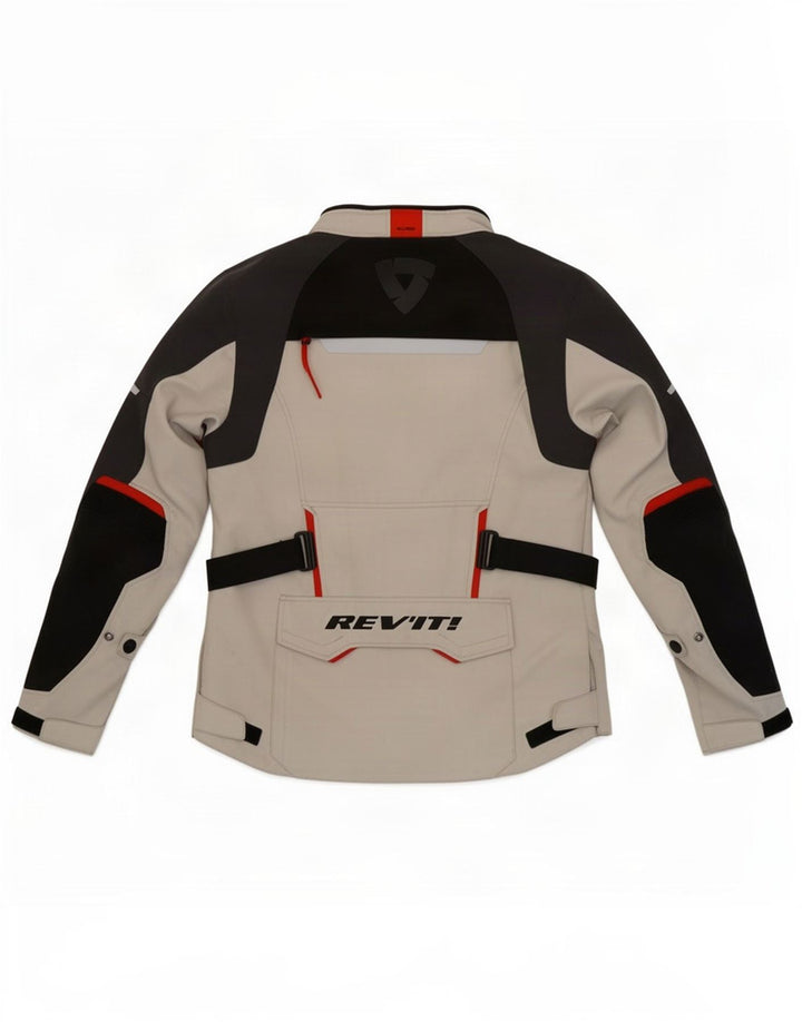 Rev'it Mens UK 36 Poliéster Colorblock Cinza Pequeno