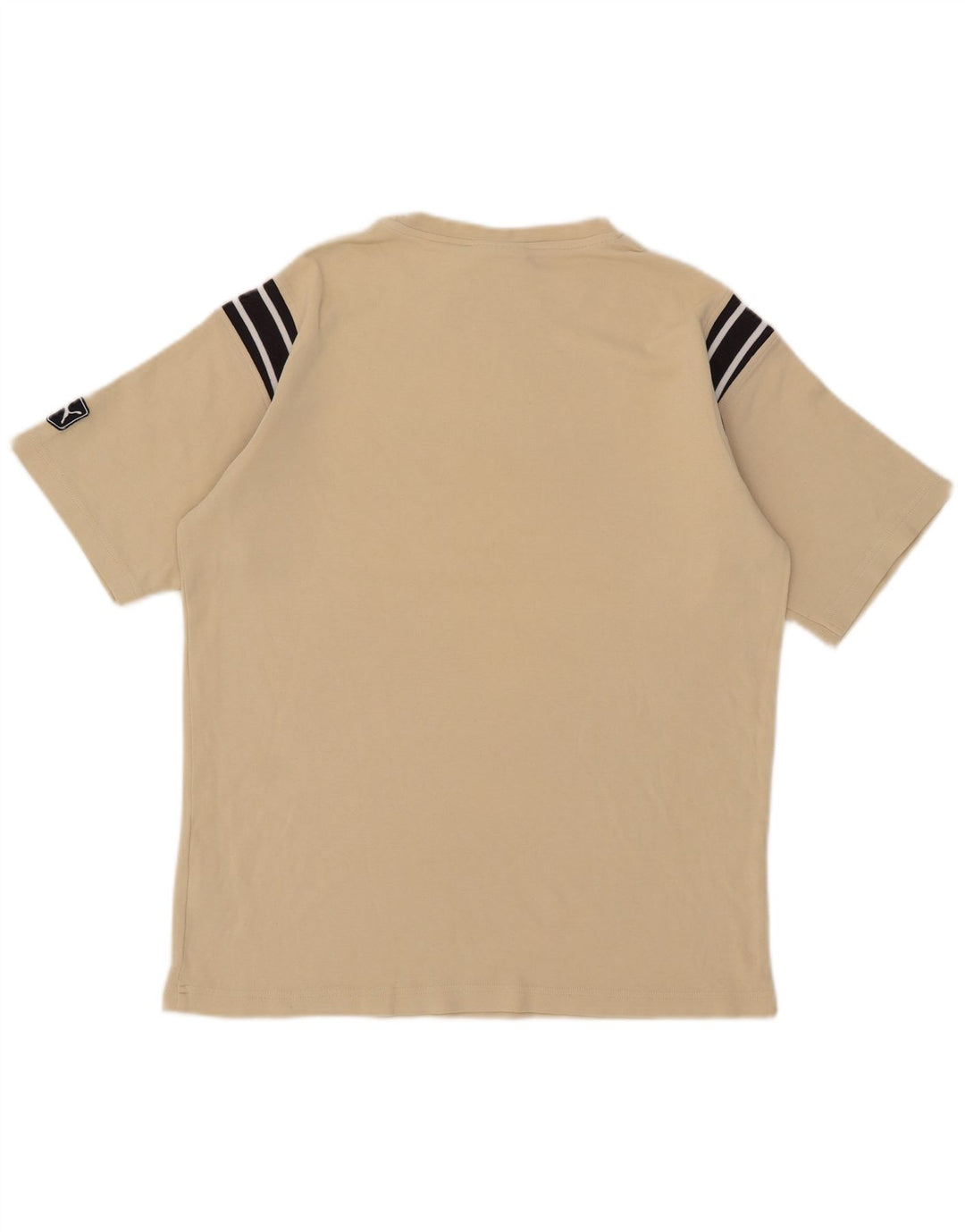 Camiseta masculina Puma Graphic Top Médio Algodão Bege
