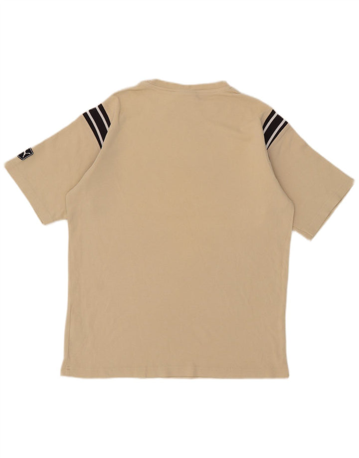 Camiseta masculina Puma Graphic Top Médio Algodão Bege