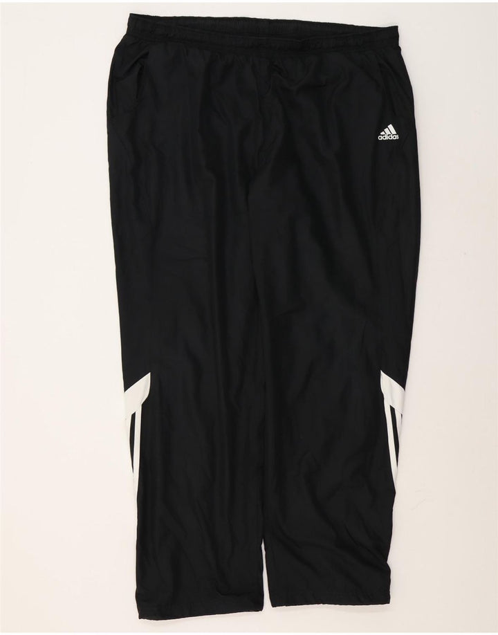 Calça de treino masculina Adidas 2XL poliéster colorblock preto