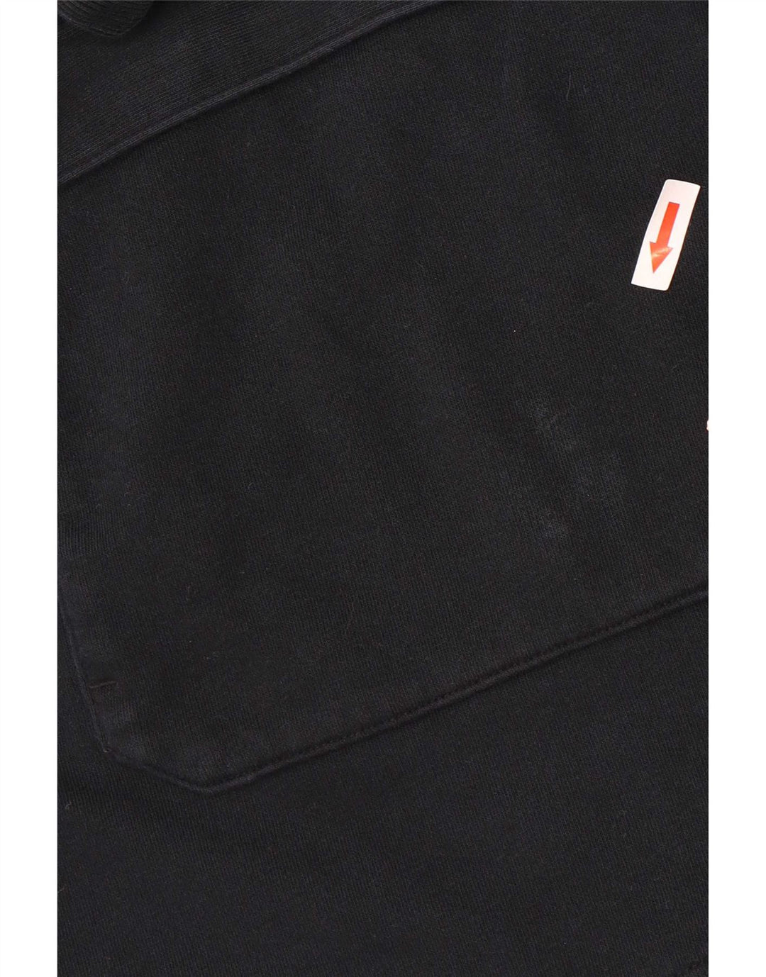 Puma feminino oversized moletom com capuz UK 8 pequeno algodão preto