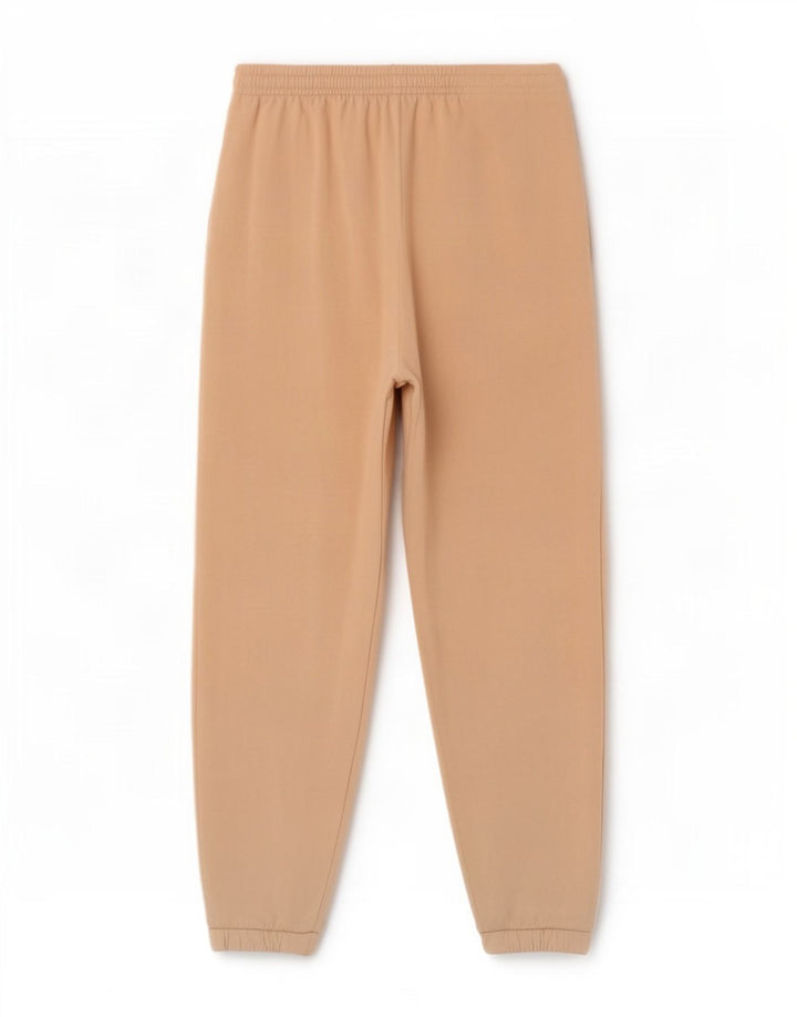 Zara Mens Crop Tracksuit Calça Joggers Médio Bege